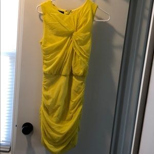Yellow bebe dress